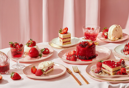 [사진02] 카페 스와로브스키 딸기 뷔페