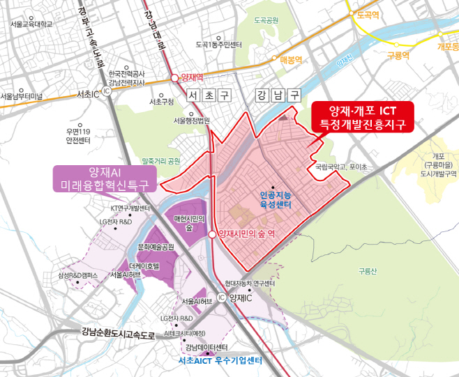 특정개발진흥지구 위치도