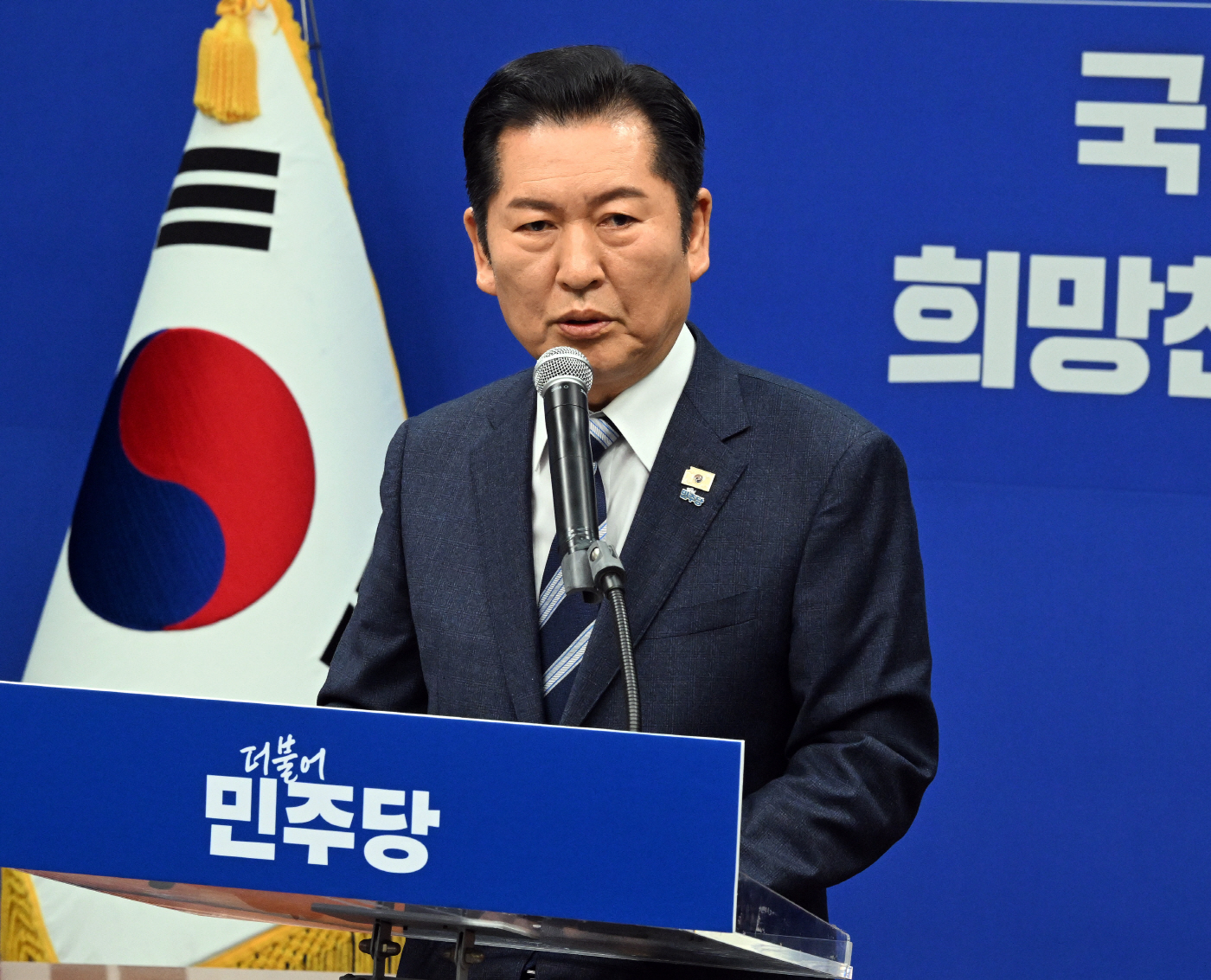 [포토] 정청래, 조국혁신당에 합당 제안