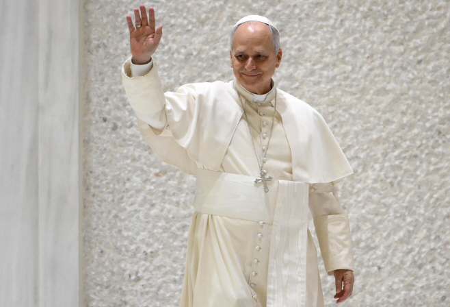 VATICAN POPE GENERAL AUDIENCE <YONHAP NO-6487> (EPA)