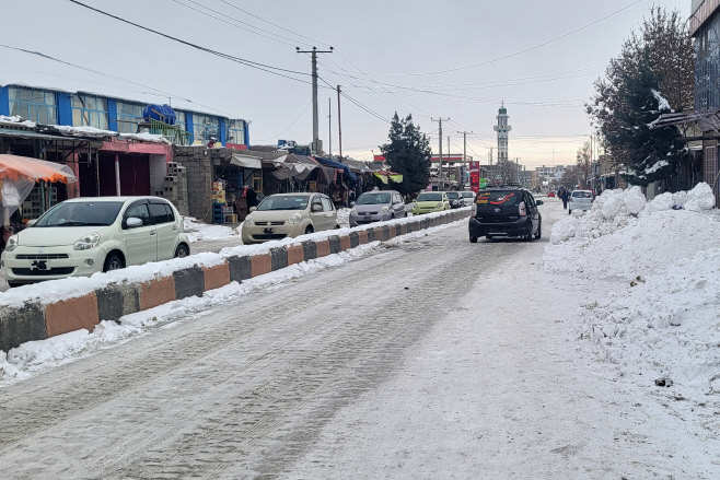 Afghanistan Extreme Weather <YONHAP NO-4190> (AP)