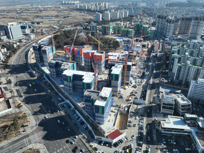 2. 북변4구역 재개발사업 공사사진 (2)