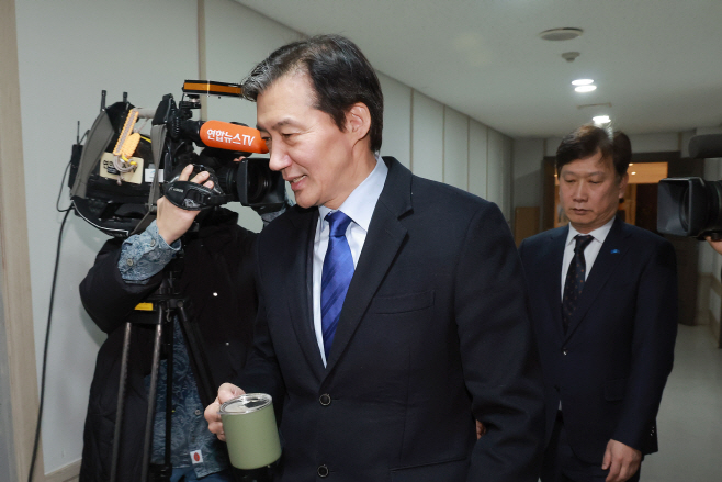 조국혁신당 당무위원회의 참석하는 조국 대표<YONHAP NO-2884>