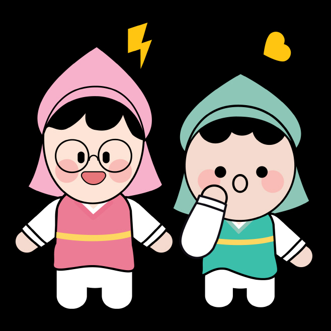 포천시 캐릭터(오성과 한음)