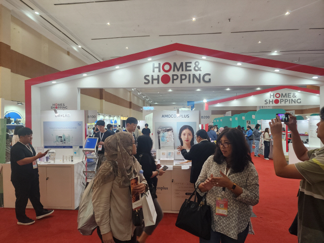 홈앤쇼핑 박람회 전경