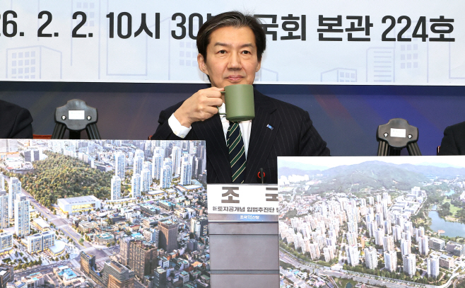 조국 대표, 신토지공개념 입법 추진단 출범<YONHAP NO-4175>