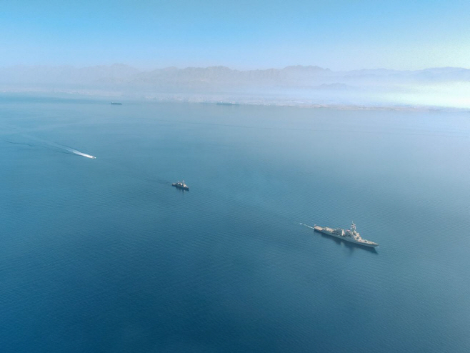 MIDEAST-RED SEA-ISRAELI & U.S. NAVAL DRILL