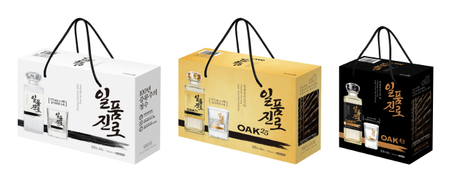 일품진로 선물세트 라인업