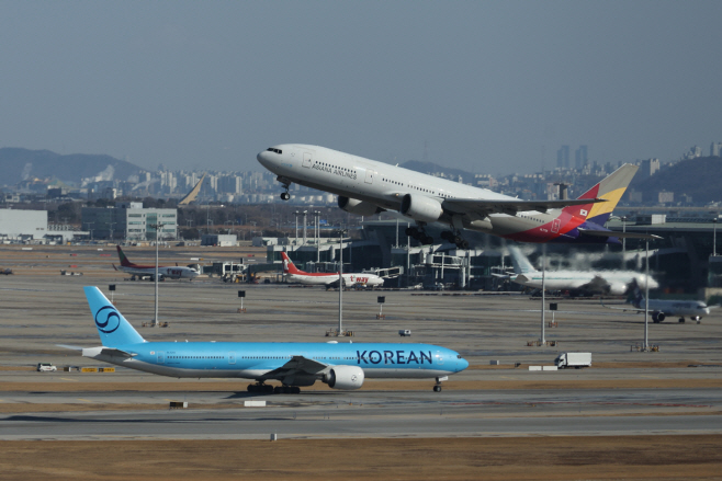 아시아나항공, 인천공항 2터미널 이전 D-1<YONHAP NO-3195>