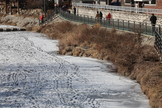 일상이 된 한파<YONHAP NO-3656>