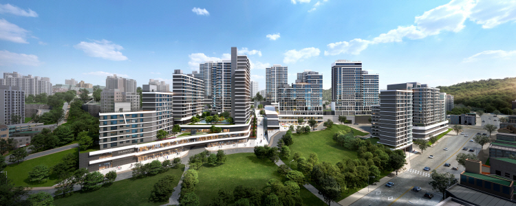 금호 제21구역 주택정비형 재개발사업 투시도