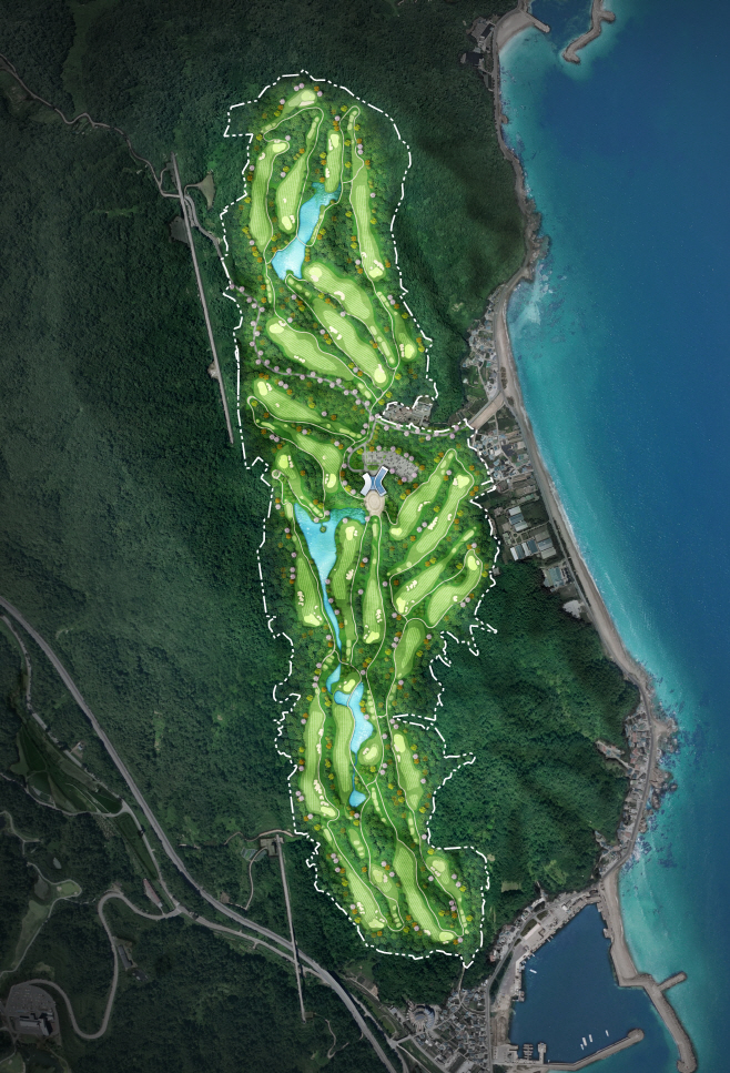 1. 오션리조트 및 골프장 민간사업자 선정 절차 착수(골프장-배치도)