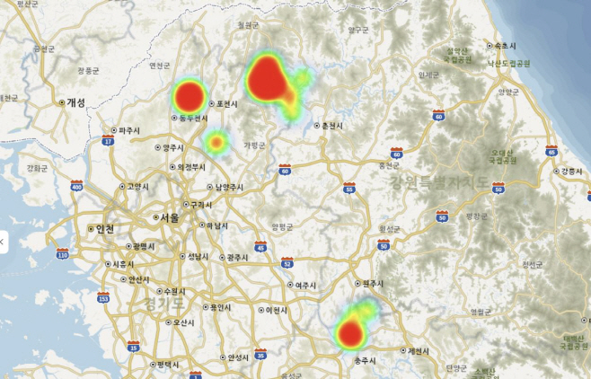 야생멧돼지 asf 발병현황