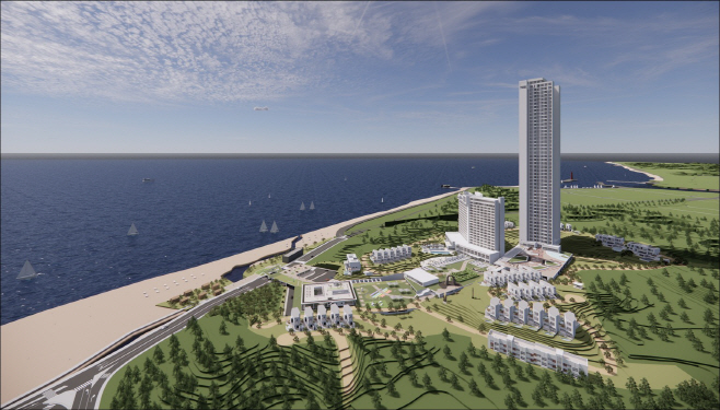 사천유원지 조감도