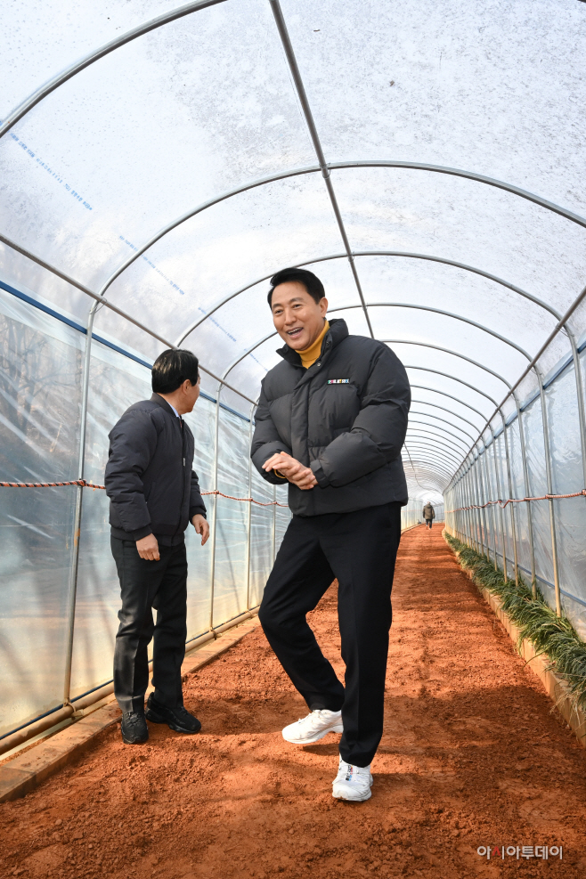 오세훈 시장, 고지대 이동약자 이동편의시설 예정지 방문