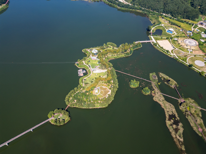 양구 파로호 한반도섬