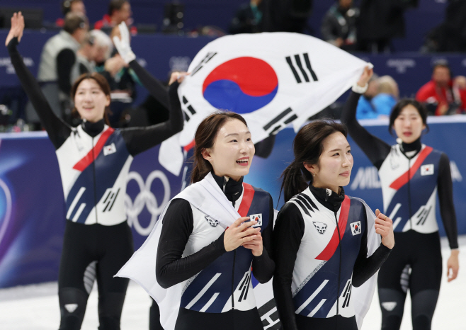 쇼트트랙 여자 계주 금메달