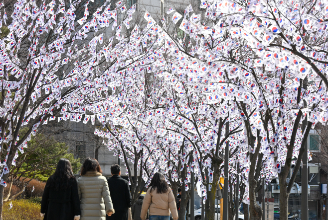 용산구 3·1절 기념 태극기 거리 조성3