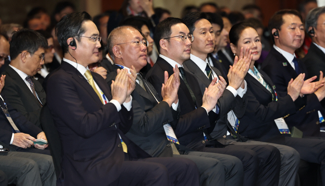 한-브라질 비즈니스 포럼 참석한 재계 총수들