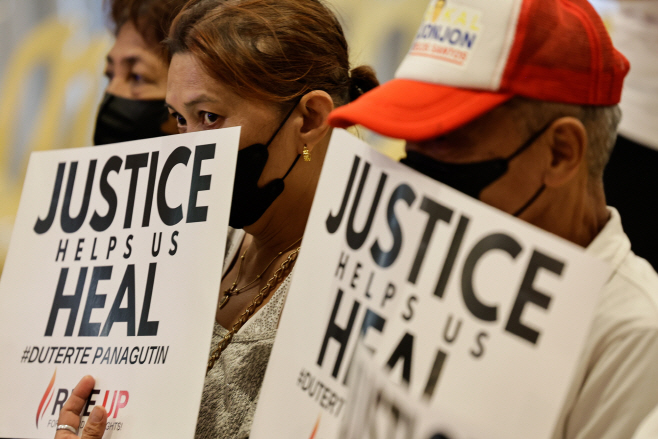 PHILIPPINES DUTERTE ICC CASE <YONHAP NO-8008> (EPA)