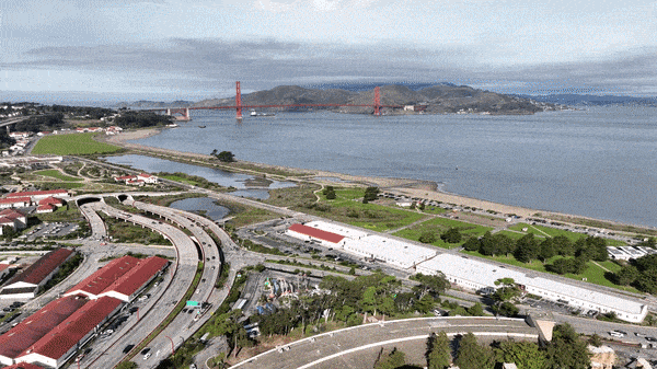 [저용량][GIF] 언팩 D-1 행사장 풍경 스케치_드론촬영 (1)