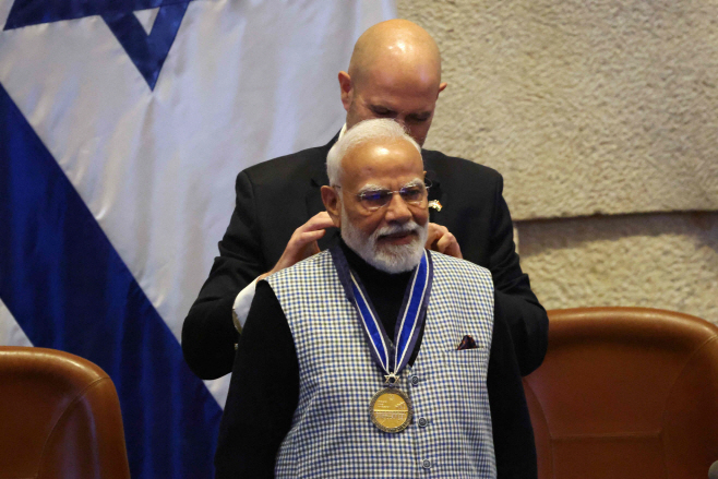 ISRAEL-INDIA-DIPLOMACY <YONHAP NO-1093> (AFP)