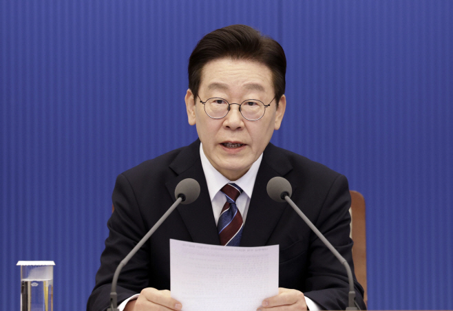 발언하는 이재명 대통령