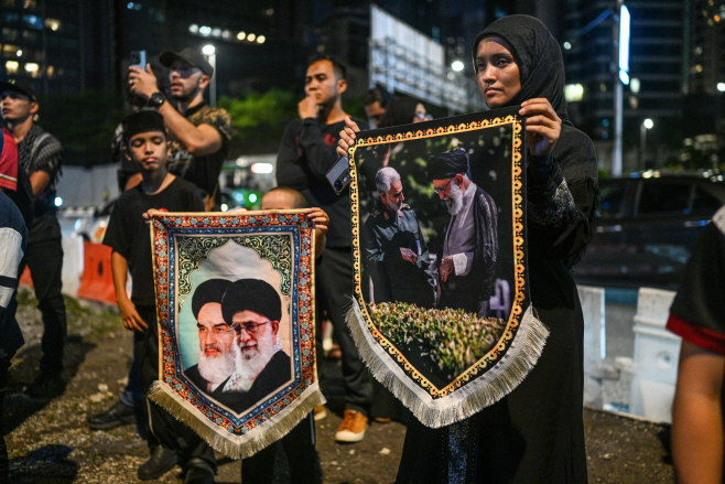 MALAYSIA IRAN RALLY <YONHAP NO-2261> (EPA)