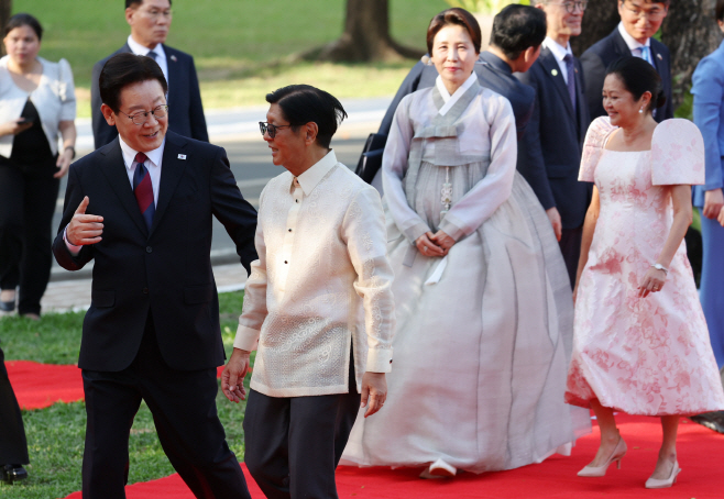 이재명 대통령 필리핀 국빈방문 환영식