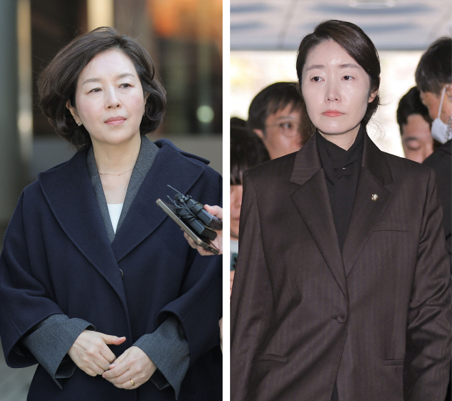 '1억 공천헌금 의혹' 김경 전 시의원-강선우 의원 영장실질심사 출석