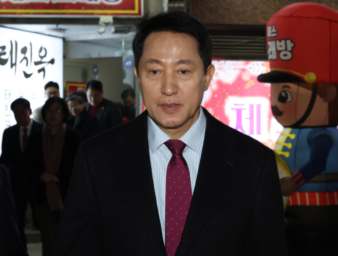 입장 발표 앞둔 오세훈 서울시장<YONHAP NO-6892>