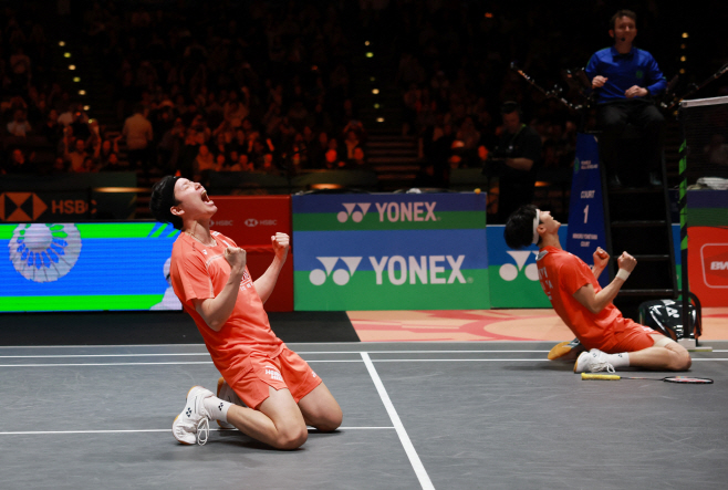 BADMINTON-ENGLAND/ <YONHAP NO-0805> (Action Images via Reuters)