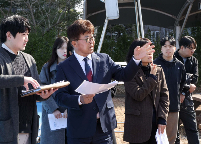 최충규 대덕구청장, 사업현장 방문