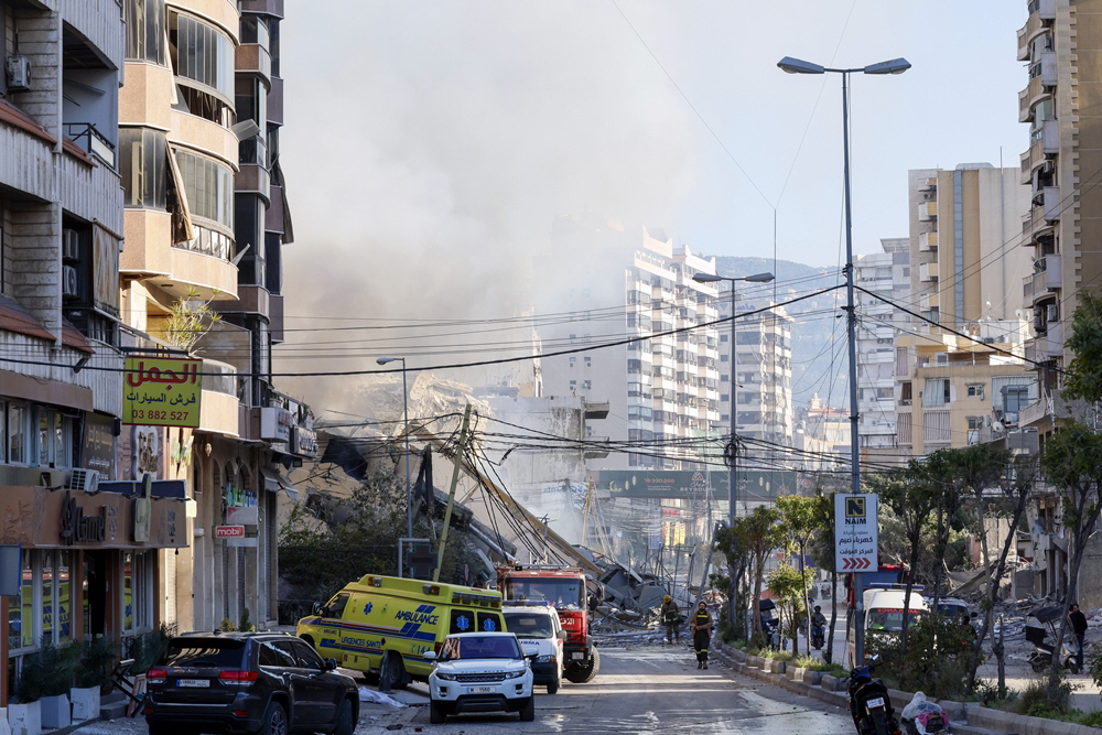 LEBANON ISRAEL CONFLICT <YONHAP NO-0483> (EPA)