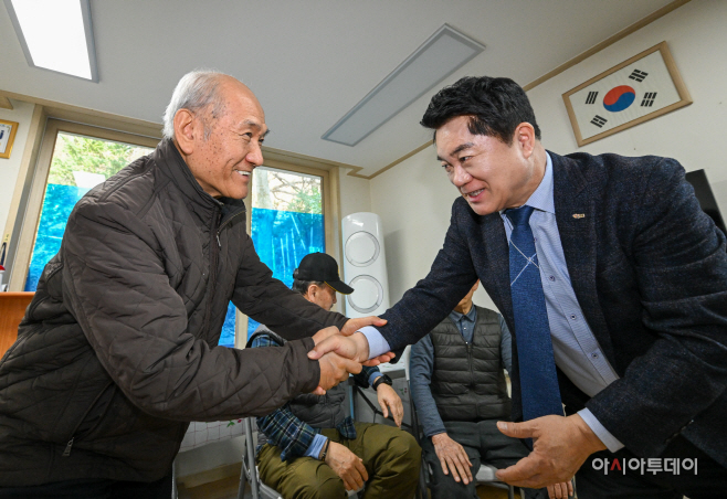 박준희 관악구청장, 경로당 115개소 순회 방문2