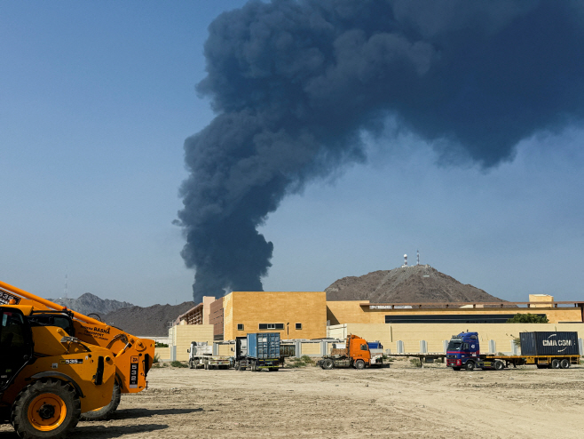 IRAN -CRISIS/EMIRATES-FUJAIRAH-FIRE