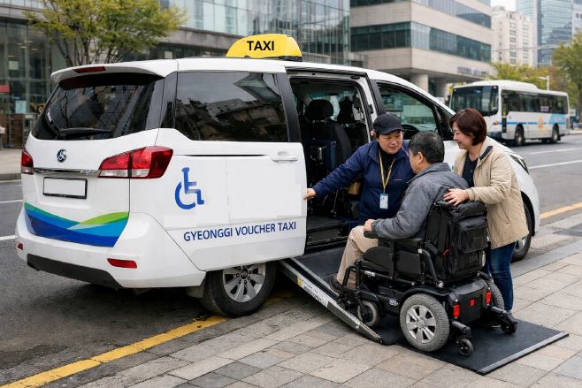 경기형바우처택시_AI이미지