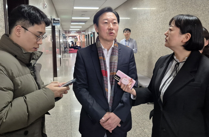 서울시장 출마 의사 밝히는 박수민 의원<YONHAP NO-2663>