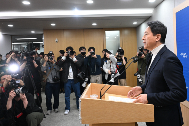 오세훈 시장, 공천 심사 관련 입장 발표3