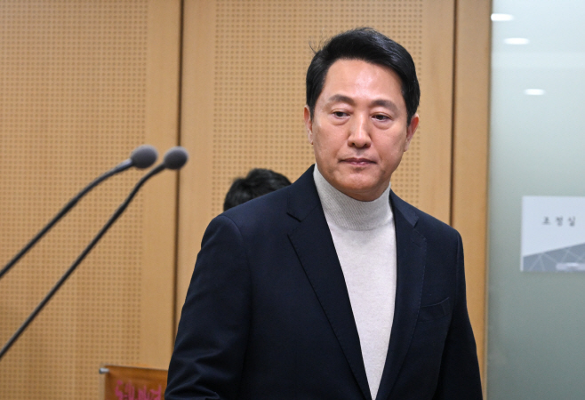 오세훈 시장, 공천 심사 관련 입장 발표4