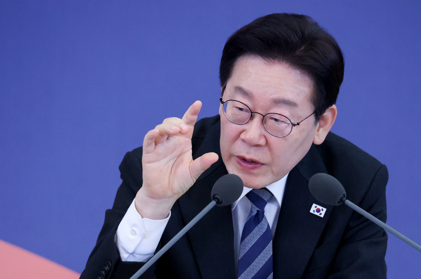 발언하는 이재명 대통령<YONHAP NO-4976>