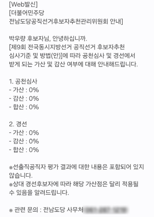 박우량 전 신안군수 전남도당