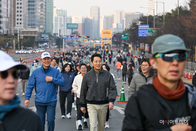 오세훈 시장, 쉬엄쉬엄 모닝 참석1