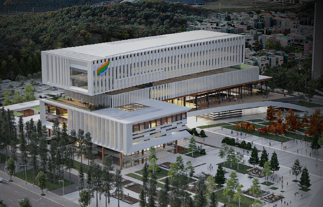 신청사 조감도(1)