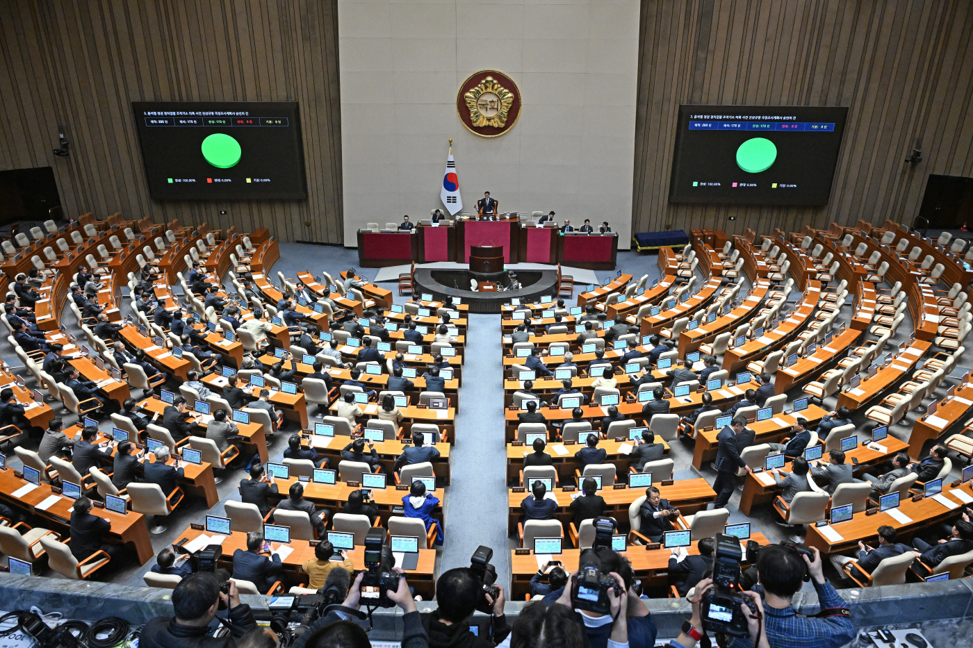 [포토] 국회 본회의, '尹정권 조작기소' 국조계획서 통과