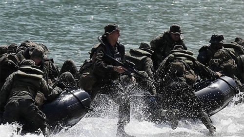 미 31해병원정대 훈련 모습 연합 epa