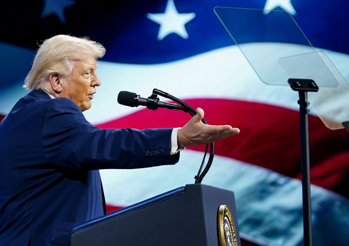 US-PRESIDENT-TRUMP-DELIVERS-REMARKS-AT-THE-FII-PRIORITY-SUMMIT-I