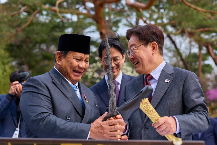 한-인니 정상, 친교일정