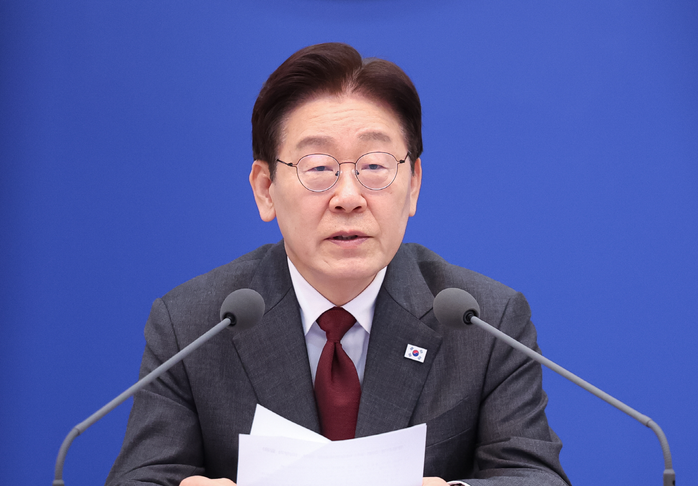 비상경제점검회의, 발언하는 이재명 대통령<YONHAP NO-6570>