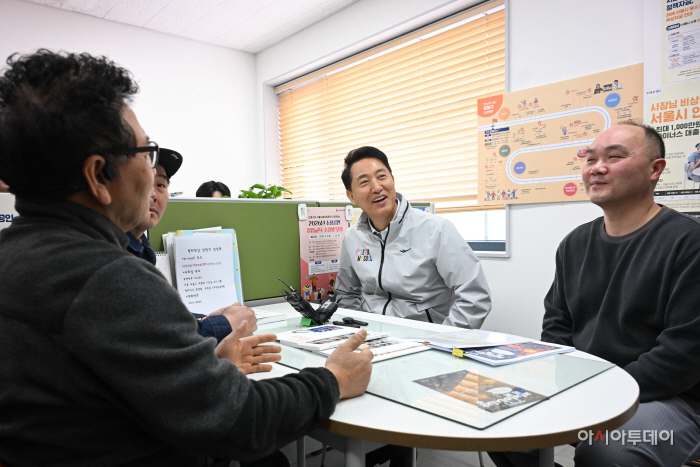 오세훈 시장 쌍문동 민생현장 방문